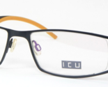 ICU Par Top Look 8413 2 Noir Mat UNIQUE RARE LUNETTES 56-17-135mm - $97.09