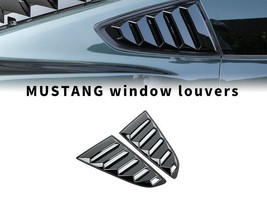 For 2015-2023 Ford Mustang Gloss Black Side Vent Window 1/4 Quarter Scoo... - £23.44 GBP