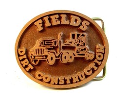 Vintage Fields Dirt Construction Belt Buckle - $44.54
