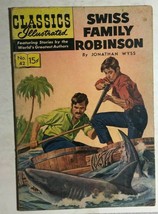 Classics Illustrated #42 Swiss Family Robinson By Jonathan Wyss (Hrn 137) Vg+ - £10.11 GBP