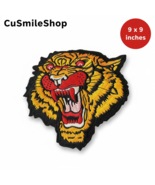 Large Tiger Back Patch 9 Inch Embroidered Iron on Applique for Jacket Ve... - $48.90