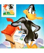 1999 Daffy Duck United States Postal Service Stamps Promo Card Looney Tu... - $29.99