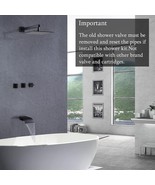FSCEPIXI 3 Handles Tub Shower Faucet,Shower Faucet Set with Waterfall Tu... - £102.26 GBP