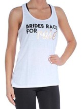 allbrand365 designer Womens Brides Race For Rose Graphic Yoga Fitness Tank Top L - £19.59 GBP