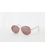 Vintage 70s Streetwear Acetate Clear Circular Round Mom Sunglasses Glasses - $29.65