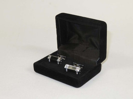 Men J.Valintin Cufflinks Vitorofolo for French Cuff Shirt V39-60 Black Diamond image 2