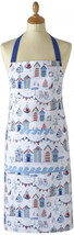 Cooksmart England Beside the Sea Apron Beach Huts Sailing Ships 24 x 33-... - $26.58