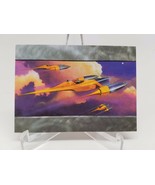 1998 Star Wars Collector Promo Card SW5 Naboo Star Fighter - $6.75 CAD