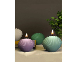 shell Shape Candle Silicone Molds DIY  soap candles cake - £5.08 GBP