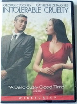 Intolerable Cruelty ~ George Clooney, Catherine Zeta-Jones, 2004 Comedy ~ Dvd - £9.46 GBP