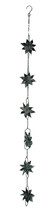 Metal Pinwheel Rain Chain with Attached Hanger 48 inch - £28.81 GBP
