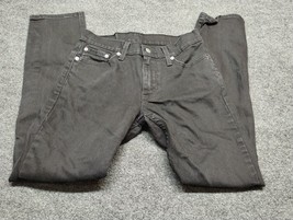 Levi&#39;s 511 Jeans Men 29x30 Black Denim Pants Low Slim Pants Straight Leg - $287.27 MXN