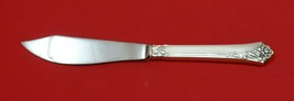 Damask Rose by Oneida Sterling Silver Fish Knife Individual 8 1/4&quot; HHWS Custom - £53.40 GBP