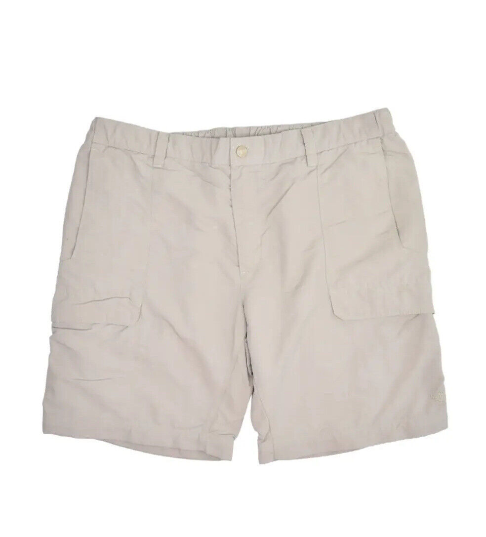 Primary image for The North Face Nylon Hiking Shorts Mens 2XL Khaki Outdoor Baggy 10"