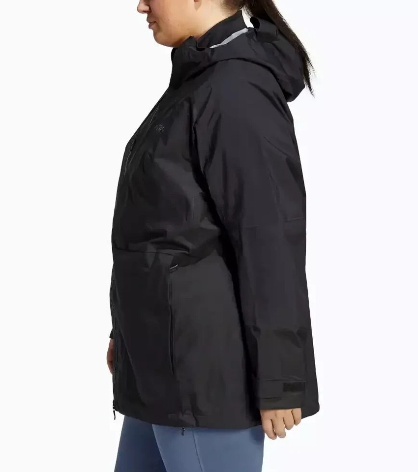 Adidas TERREX Xploric RAIN.RDY Hiking Jacket Women's Plus size 4X, Black HN2944 Item image 3