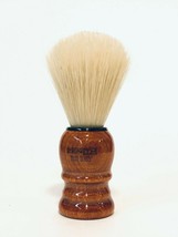 Zenith P2 Model Shaving Brush Teak Wood Handle Whitened Pure Bristle - $14.99