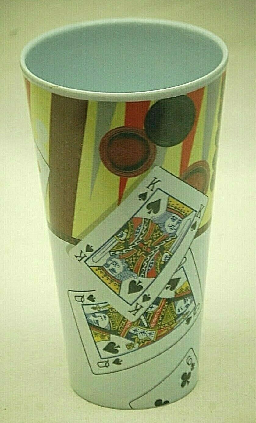 Gibson Melamine Dinnerware Bridge Playing Cards Drinking Tumbler Tableware - $16.82