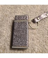 Grey  Glitter Portable Mini Pocket Ashtray Keychain with Handy Clip - $3.99