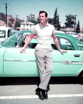 Rock Hudson 11x14 Photo classic 1950&#39;s with his car - £11.71 GBP