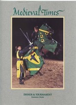 Medieval Times Program Photo Menu Crown Brochure Napkin Kissimmee Florida 1990&#39;s - £22.15 GBP