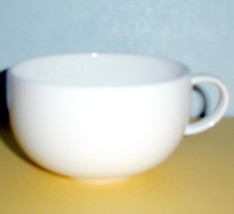 Wedgwood Plato Plain White Medium Flat Tea/Coffee Cup English Bone China... - $24.65