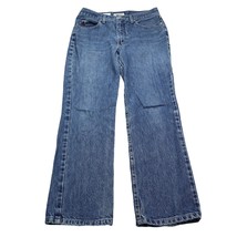 Guess Pants Womens 31 Blue Straight Mid Rise Cotton Zip Medium Wash Denim Jeans - $29.68