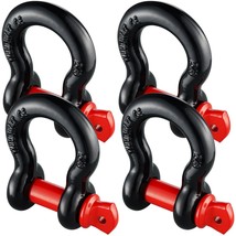 VEVOR 5/8" D-Ring Shackle, 4 Pack Alloy Steel Shackles 28660 lbs (13 Ton) Break  - $1,283.21 MXN