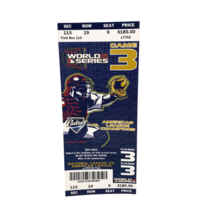 San Diego Padres World Series 05 Never Played Full Ticket  Lost To Cardi... - £39.43 GBP