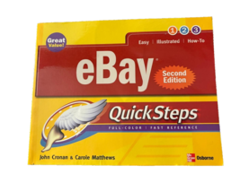 eBay QuickSteps Second Edition Book Full-Color Guide by Cronan &amp; Matthews - $171.67 MXN