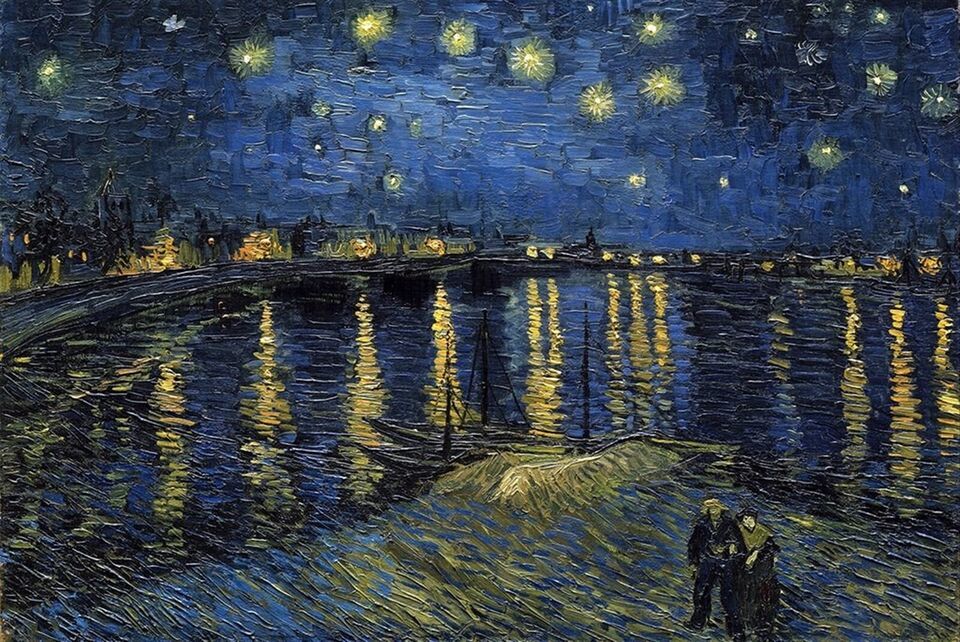 Starry Night on the Rhone Van Gogh Poster-
show original title

Original... - $2.68