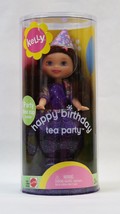 Melody Barbie Kelly Club Happy Birthday Tea Party &amp; Tea Cup Purple 2003 NEW - £11.98 GBP