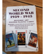 Second World War 1939-1945 Historic Art Poster Playing Cards WW2 - £15.50 GBP