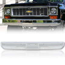 Chrome Bumper w/ Mounting Holes for 73 74 76 77 78 79 80 Chevy GMC Picku... - $273.74 CAD