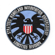 Iron Man Movie Homeland Enforcement S.H.I.E.L.D. Logo Embroidered Patch UNUSED - £6.28 GBP