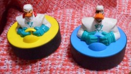 3: Mighty Duck Pucks #33 NIB + #15 &amp; #13, 1997 Vintage McDonalds Happy Meal Toys - £15.22 GBP