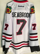 Reebok Premier NHL Jersey Chicago Blackhawks Brent Seabrook White sz S - £53.97 GBP