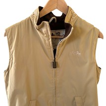 Equine Couture Women Vest Tan M Western Horse Equestrian Cowgirl Festiva... - $26.11