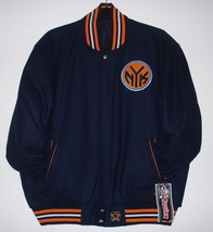 Size 4XL NBA New York Kniks Wool Reversible  Jacket  JH Design new XXXXL - £102.25 GBP