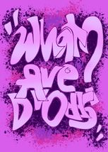 What Are D Odds graffiti word art downloadable and printable digital jpeg file - £3.93 GBP