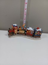 teddy bear train christmas decoration 7 inch long (A56) - £4.67 GBP