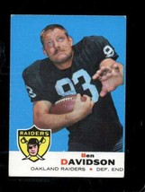 1969 Topps #128 Ben Davidson Vg+ Raiders *X83647 - £4.30 GBP