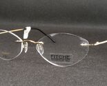 Fitche Titane 1962 TN-4040U C4 Or Unique Rare Lunettes 51-19-141mm Japon - $96.16