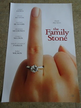 THE FAMILY STONE - MOVIE POSTER - THE STONE - £16.59 GBP