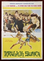 Kings of the Sun Vintage Movie Poster 1963 Yul Brynner J. Lee Thompson - £50.78 GBP