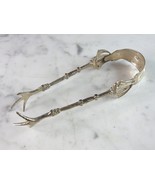 Vintage Estate Collectible Coin Silver Sailboat Sugar Tong E181 - $59.40