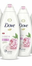 2 Pack Dove Body Wash Peony & Rose Oil Effectively Washes Away Bacteria - £23.35 GBP