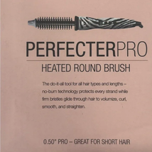 Calista Perfecter Pro Heated Round Brush (zebra) .50” - £39.15 GBP