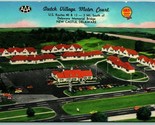 Olandese Village Motore Tribunale Motel Nuovo Castle De Delaware Cromo C... - $3.02
