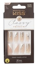 KISS Classy Premium Fake Nails, Gorgeous, 30 Count - £10.19 GBP