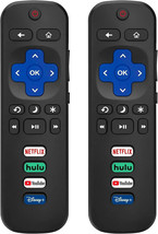 (Pack of 2) Replacement Remote Control Only for Roku TV, Compatible for ... - £24.21 GBP